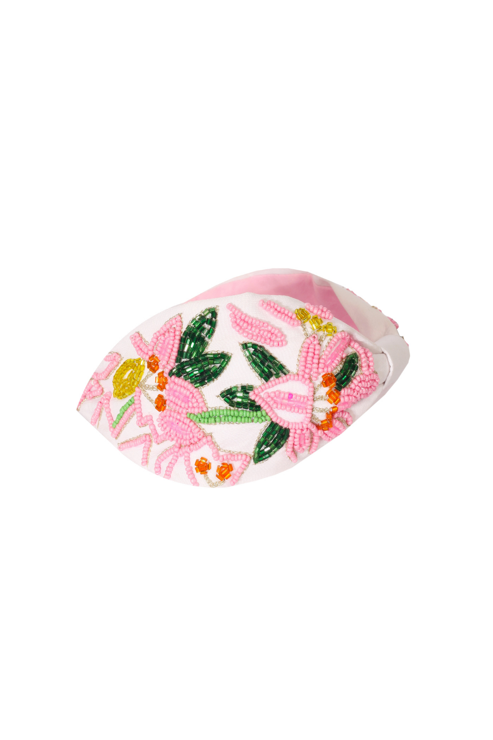 Maisha's-Bloom İpek Kumaş Üzerine Özel Tasarım İşlemeli Taç-Saç Aksesuarı-1-roqelvaxirum.shop
