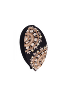 Maisha's-Dolce İpek Kumaş Üzerine Özel Tasarım İşlemeli Taç-Saç Aksesuarı-1-roqelvaxirum.shop