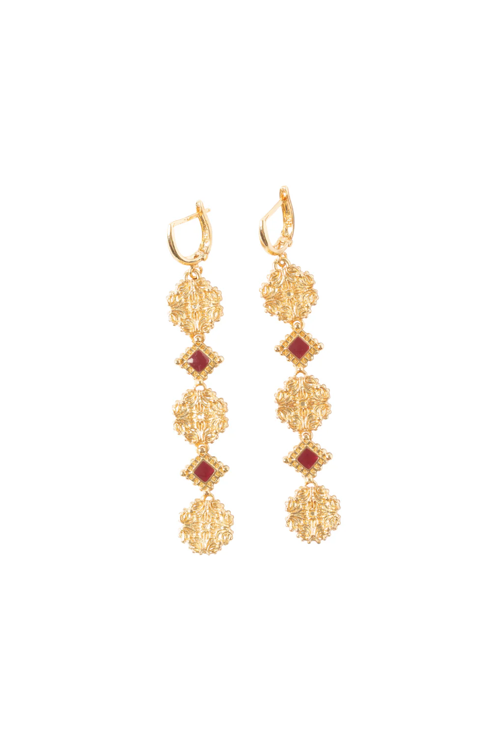 Maison Lygos-Galla Placidia Kare Küpe-Küpe-1-roqelvaxirum.shop