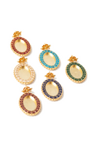 Maison Lygos-Sophia Oval Madalyon-Kolye-1-roqelvaxirum.shop