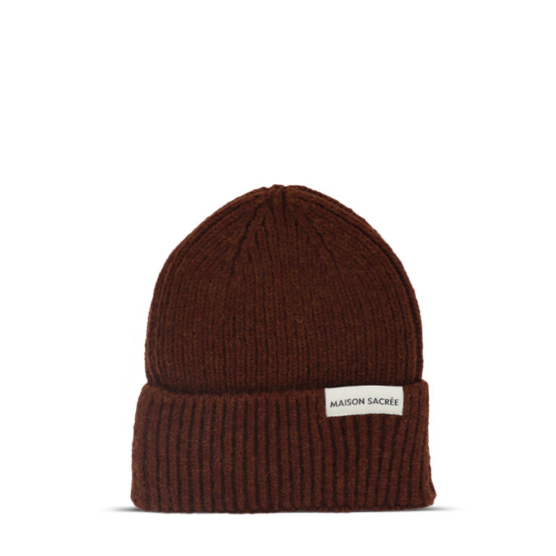 Maison Sacrée-Beige Khaki Brown Beanie Three Pack-Bere-4-roqelvaxirum.shop