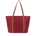 Maison Sacrée-Croisette Urban Burgundy Large Shoulder Bag-Handbag-2-roqelvaxirum.shop