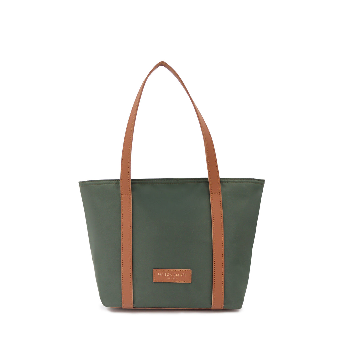 Maison Sacrée-Croisette Urban Khaki Mini Shoulder Bag-Omuz Çantası-1-roqelvaxirum.shop