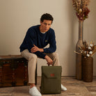 Maison Sacrée-Ferrat Khaki 17'' Backpack-Sırt Çantası-7-roqelvaxirum.shop
