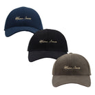 Maison Sacrée-Khaki Navy Blue Black Cap Three Pack-Şapka-1-roqelvaxirum.shop