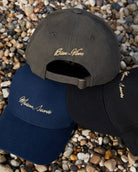 Maison Sacrée-Khaki Navy Blue Black Cap Three Pack-Şapka-2-roqelvaxirum.shop
