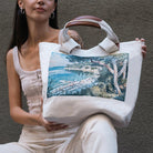 Maison Sacrée-Le Soleil Printed Shoulder Bag-Omuz Çantası-2-roqelvaxirum.shop