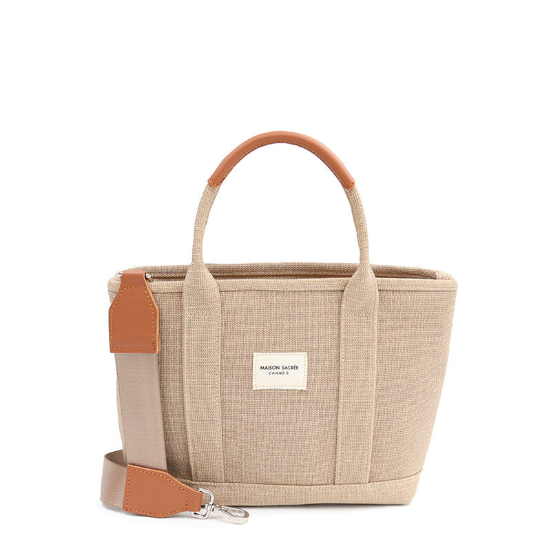 Maison Sacrée-Miramar Brown Mini Shoulder Bag-Omuz Çantası-1-roqelvaxirum.shop