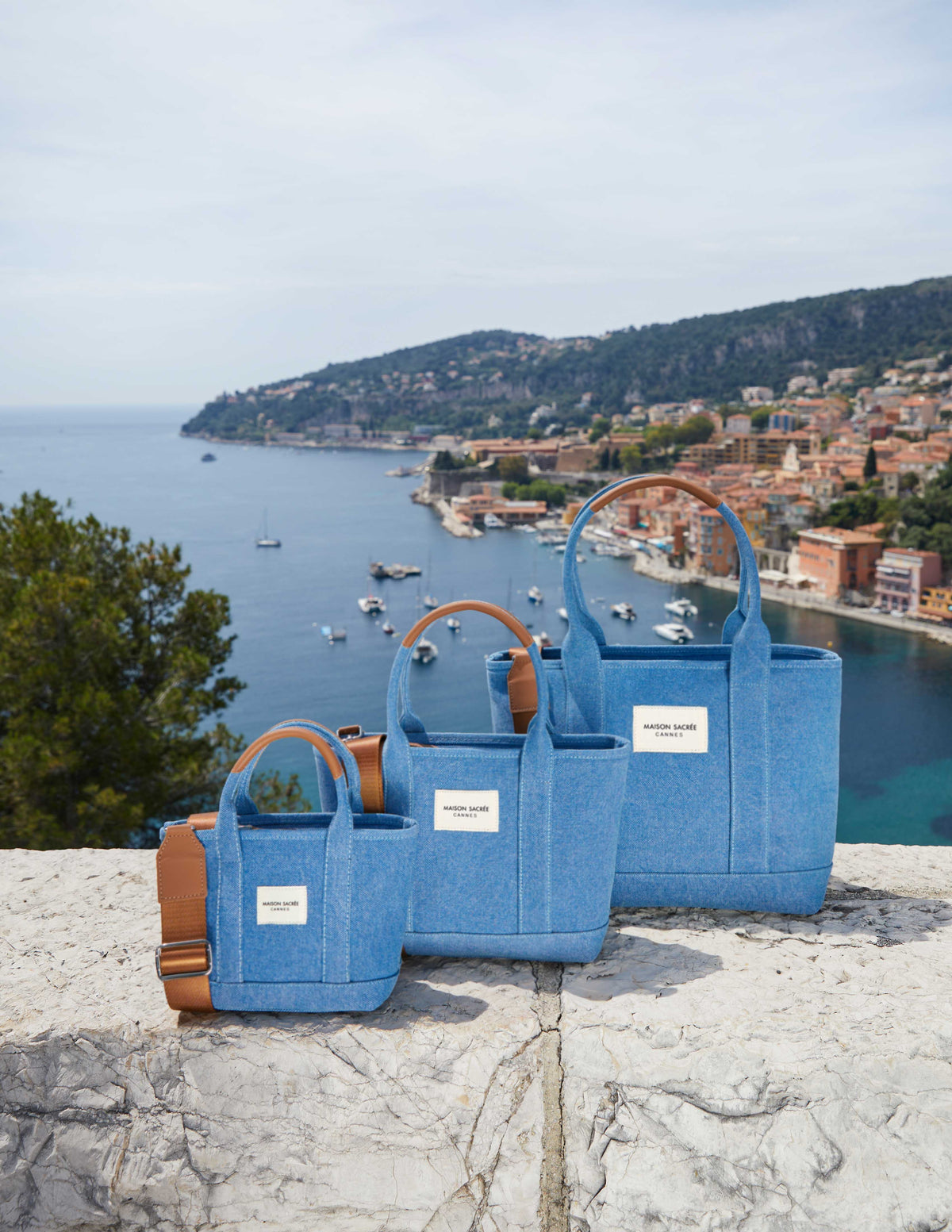 Maison Sacrée-Miramar Denim Mini Shoulder Bag-Omuz Çantası-2-roqelvaxirum.shop