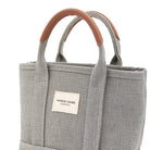 Maison Sacrée-Miramar Grey Extra Mini Shoulder Bag-Omuz Çantası-4-roqelvaxirum.shop