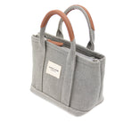 Maison Sacrée-Miramar Grey Extra Mini Shoulder Bag-Omuz Çantası-5-roqelvaxirum.shop