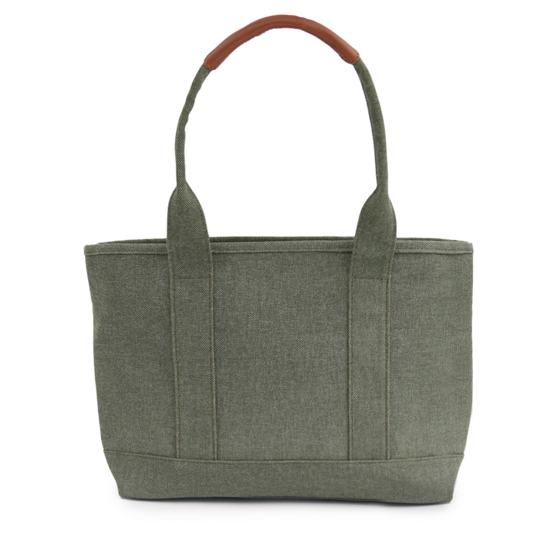 Maison Sacrée-Miramar Khaki Large Shoulder Bag-Miramar-3-roqelvaxirum.shop