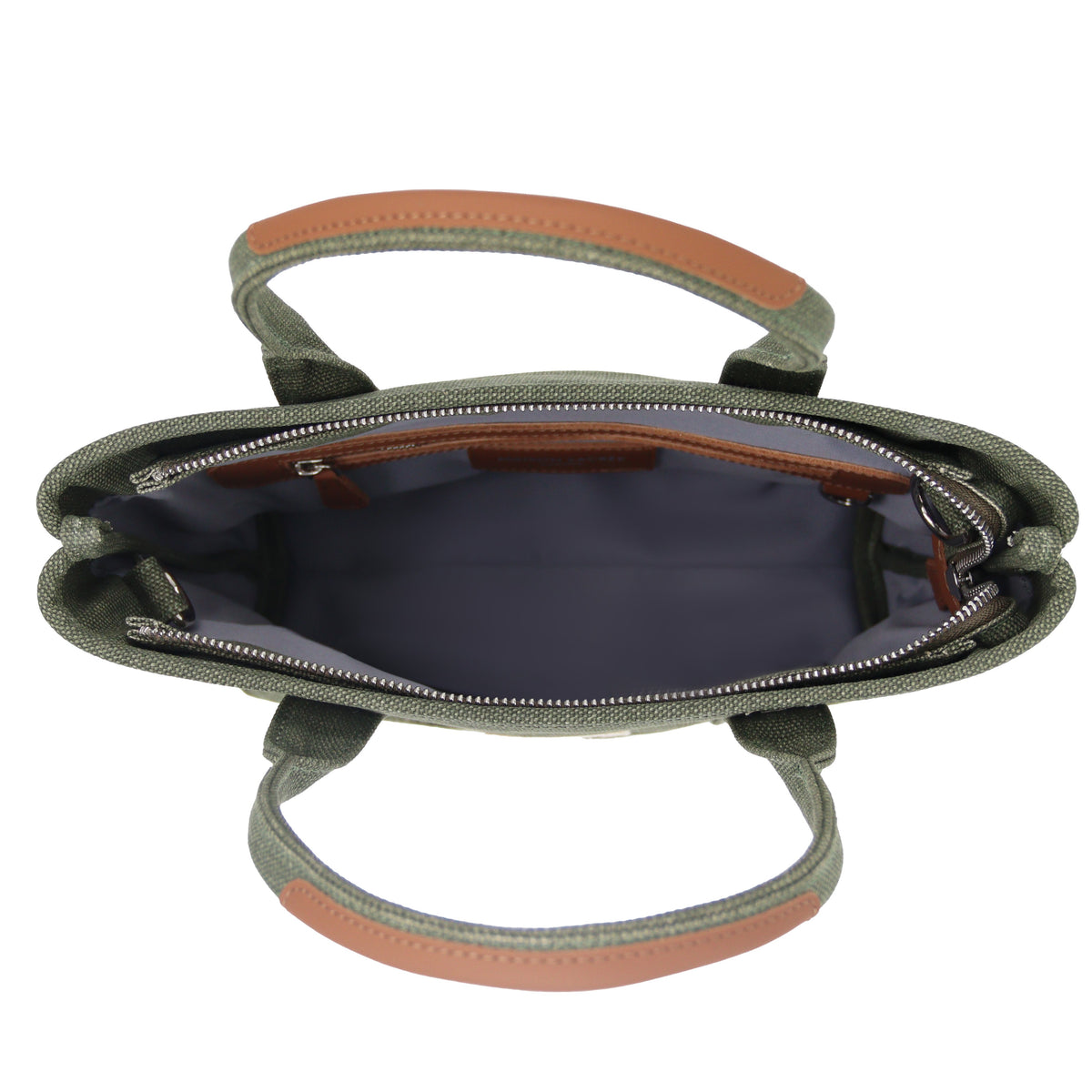 Maison Sacrée-Miramar Khaki Mini Shoulder Bag-Omuz Çantası-3-roqelvaxirum.shop