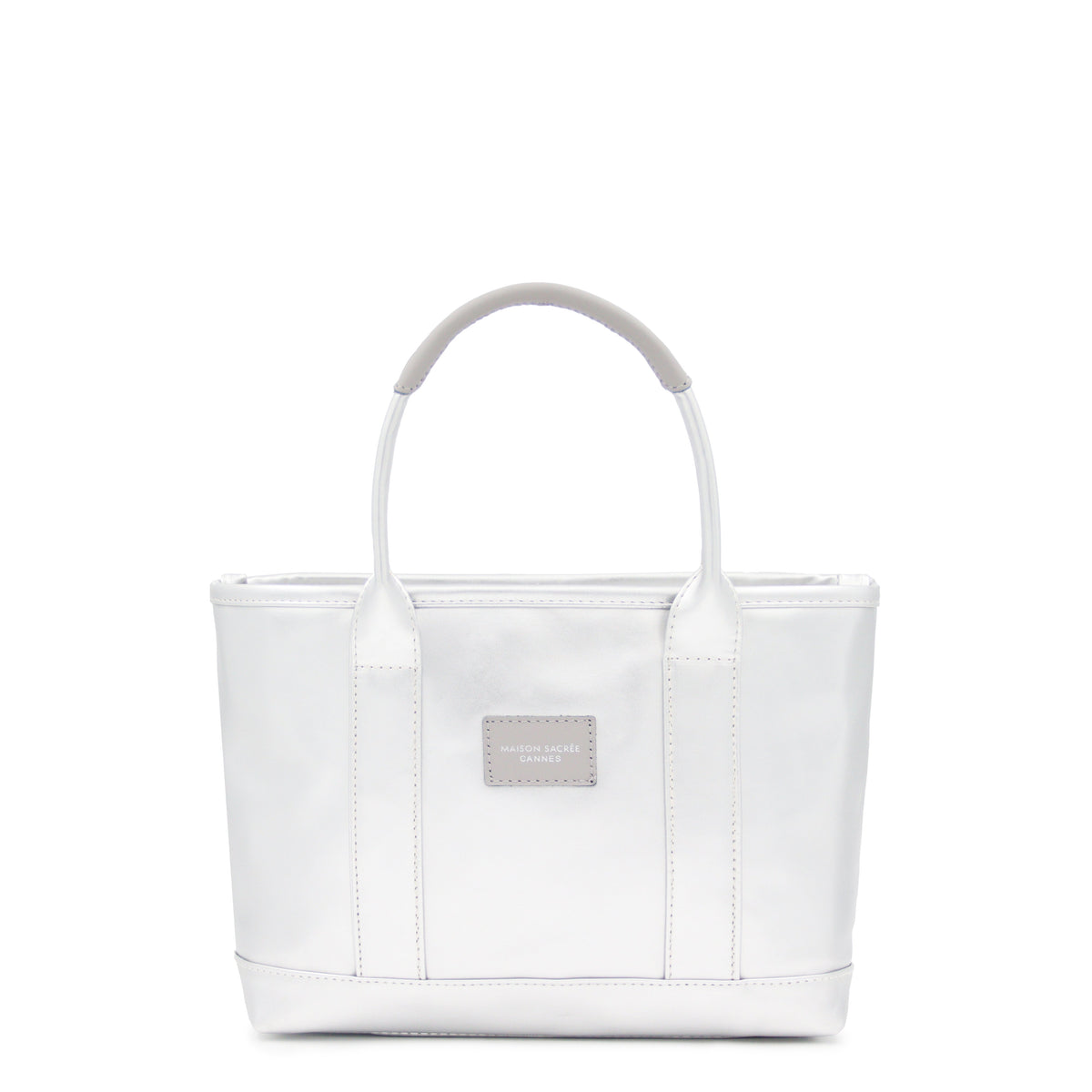 Maison Sacrée-Miramar Silver Mini Shoulder Bag-Miramar-1-roqelvaxirum.shop