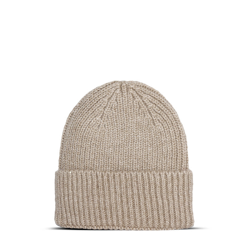 Maison Sacrée-Ms Beige Knitted Beanie-Bere-2-roqelvaxirum.shop