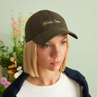 Maison Sacrée-Ms Bien Vivre Khaki Cap-Şapka-5-roqelvaxirum.shop
