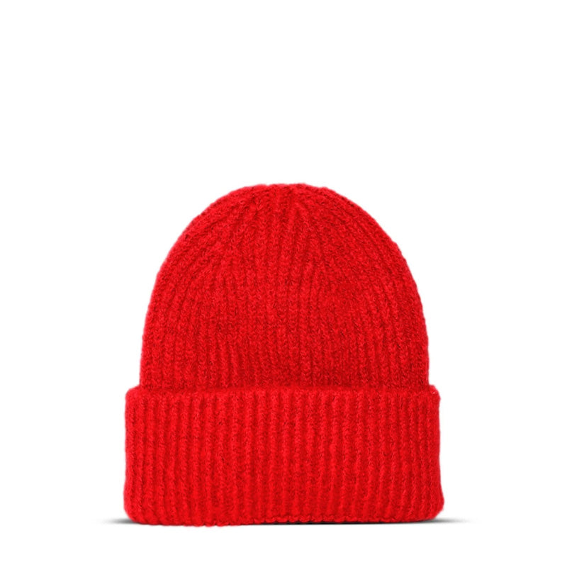 Maison Sacrée-Ms Red Knitted Beanie-Bere-2-roqelvaxirum.shop