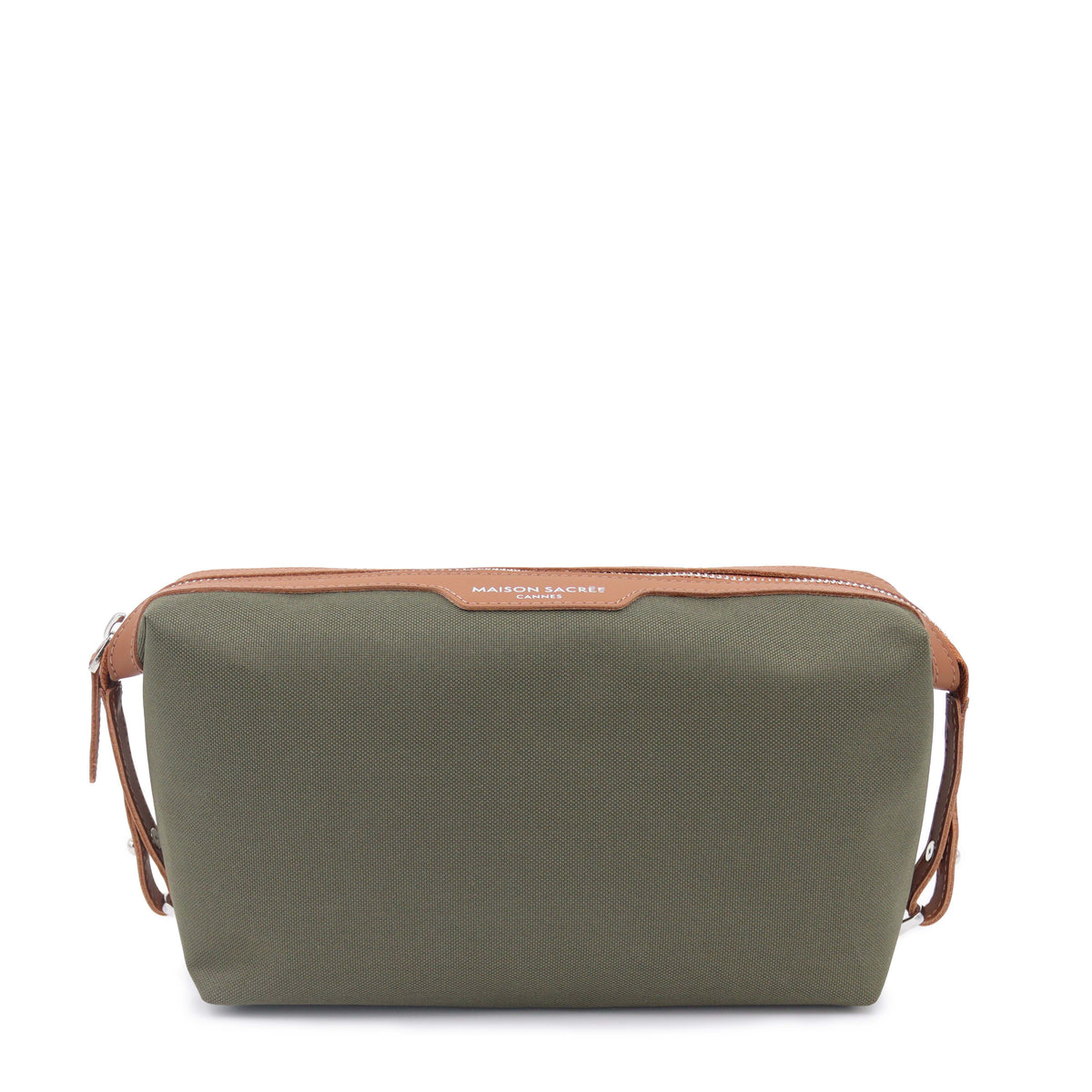 Maison Sacrée-Venti Khaki Daily Pouch-El Çantası-1-roqelvaxirum.shop