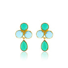 Maison Soula-Aqua Earrings Blue & Green-Earrings-1-roqelvaxirum.shop