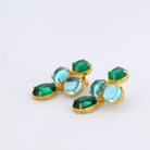 Maison Soula-Aqua Earrings Blue & Green-Earrings-6-roqelvaxirum.shop