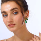 Maison Soula-Aqua Earrings Green-Earrings-4-roqelvaxirum.shop
