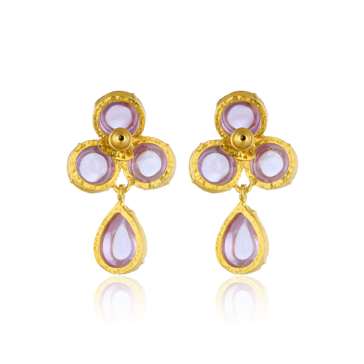 Maison Soula-Aqua Earrings Light Amethyst-Earrings-3-roqelvaxirum.shop