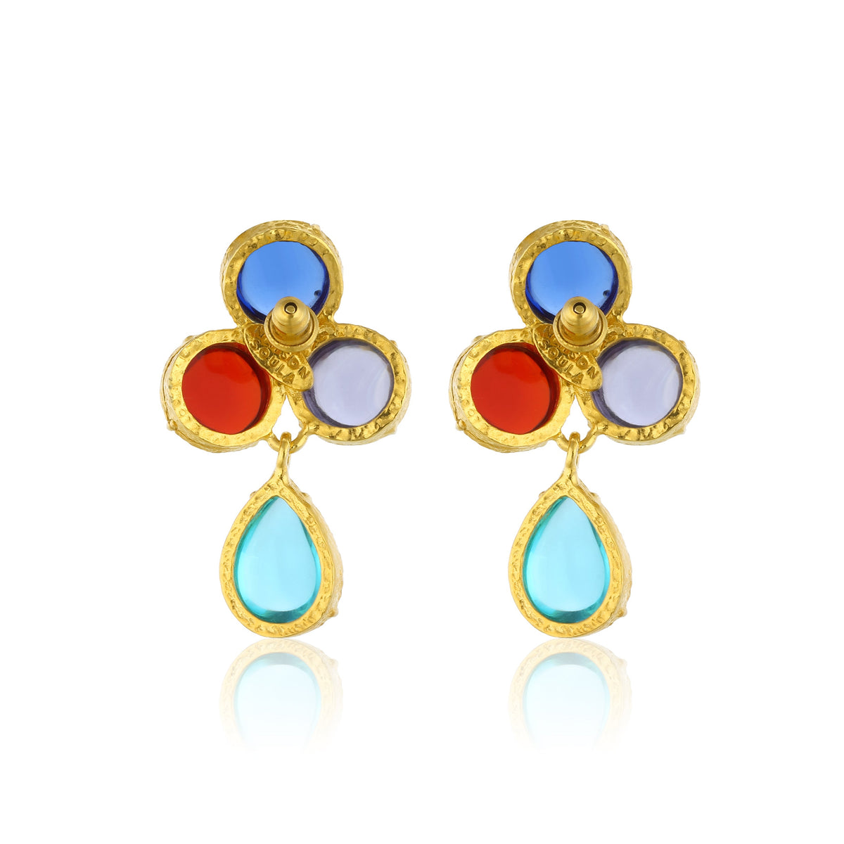 Maison Soula-Aqua Earrings Multicolor-Earrings-3-roqelvaxirum.shop