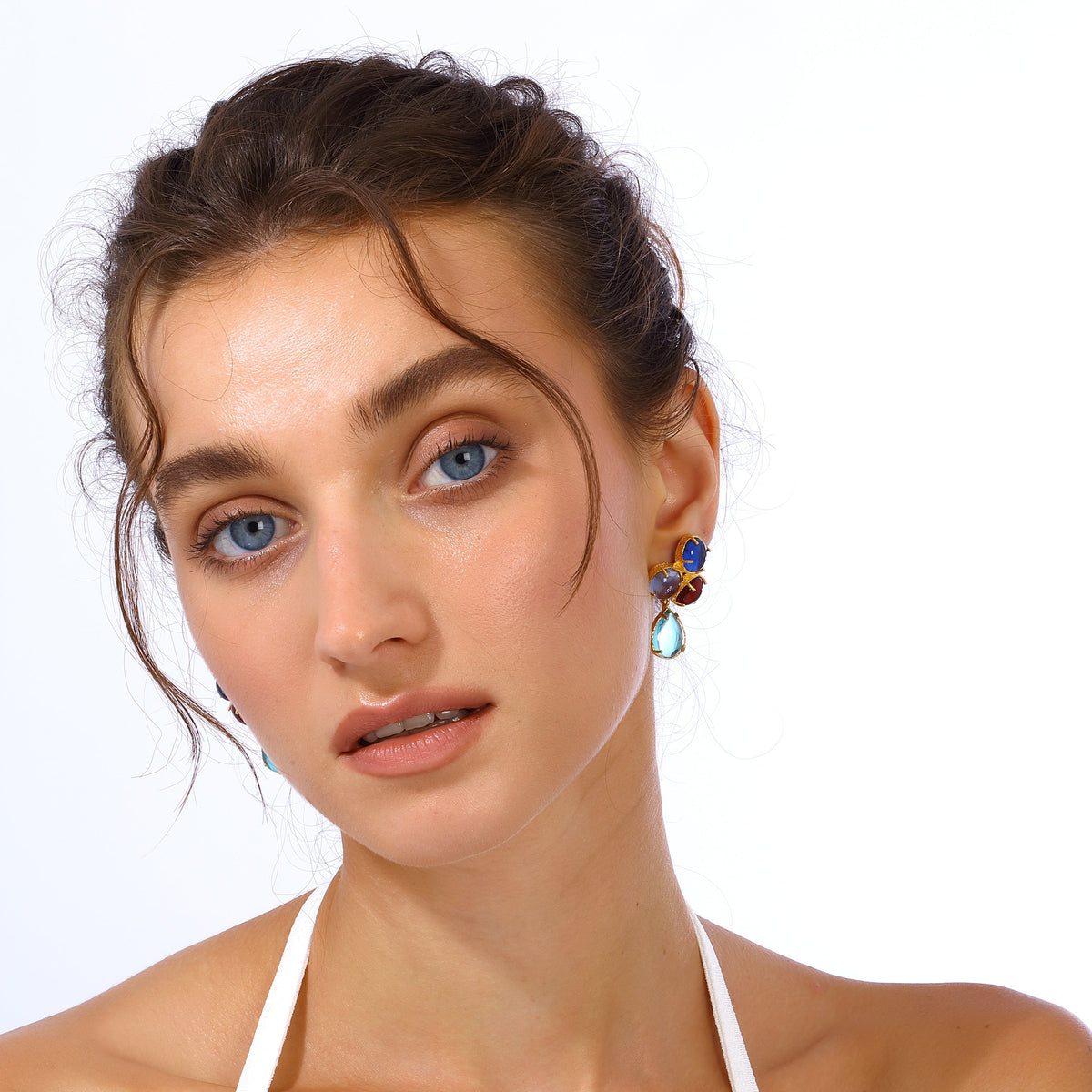 Maison Soula-Aqua Earrings Multicolor-Earrings-4-roqelvaxirum.shop