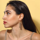 Maison Soula-Chrysalis Earrings Amethyst With Violet Hearts-Earrings-5-roqelvaxirum.shop