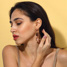 Maison Soula-Donna Earrings Rose Pink & Amethyst-Earrings-4-roqelvaxirum.shop