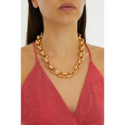 Maison Soula-Gaia Chain Necklace Large Chains-Necklace-4-roqelvaxirum.shop