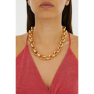 Maison Soula-Gaia Chain Necklace Large Chains-Necklace-5-roqelvaxirum.shop