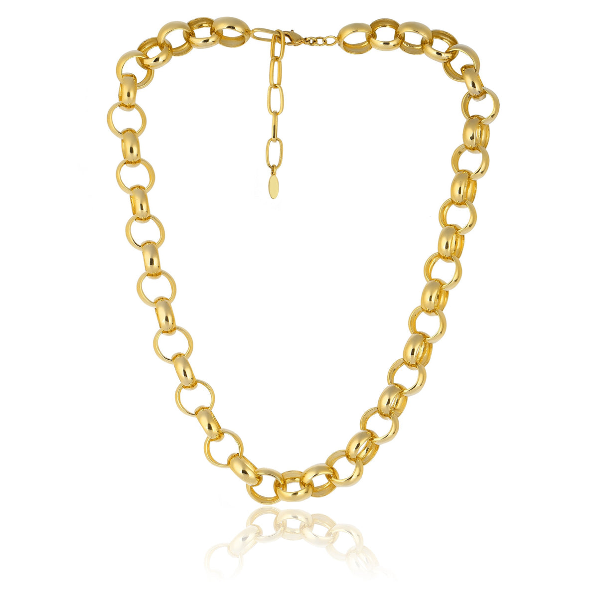 Maison Soula-Gaia Chain Necklace Small Chains-Necklace-1-roqelvaxirum.shop