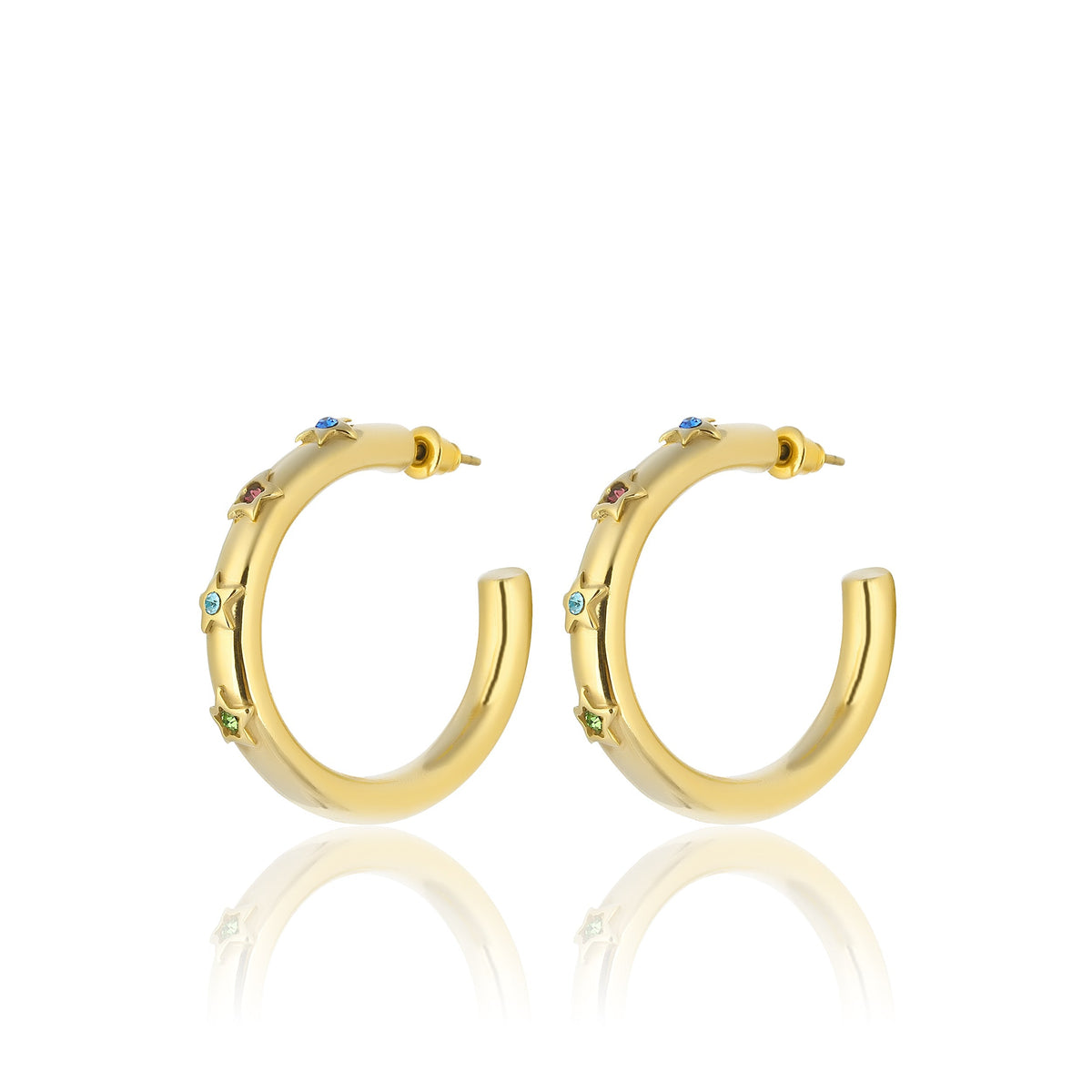 Maison Soula-Andromeda Hoop Earrings-Earrings-2-roqelvaxirum.shop