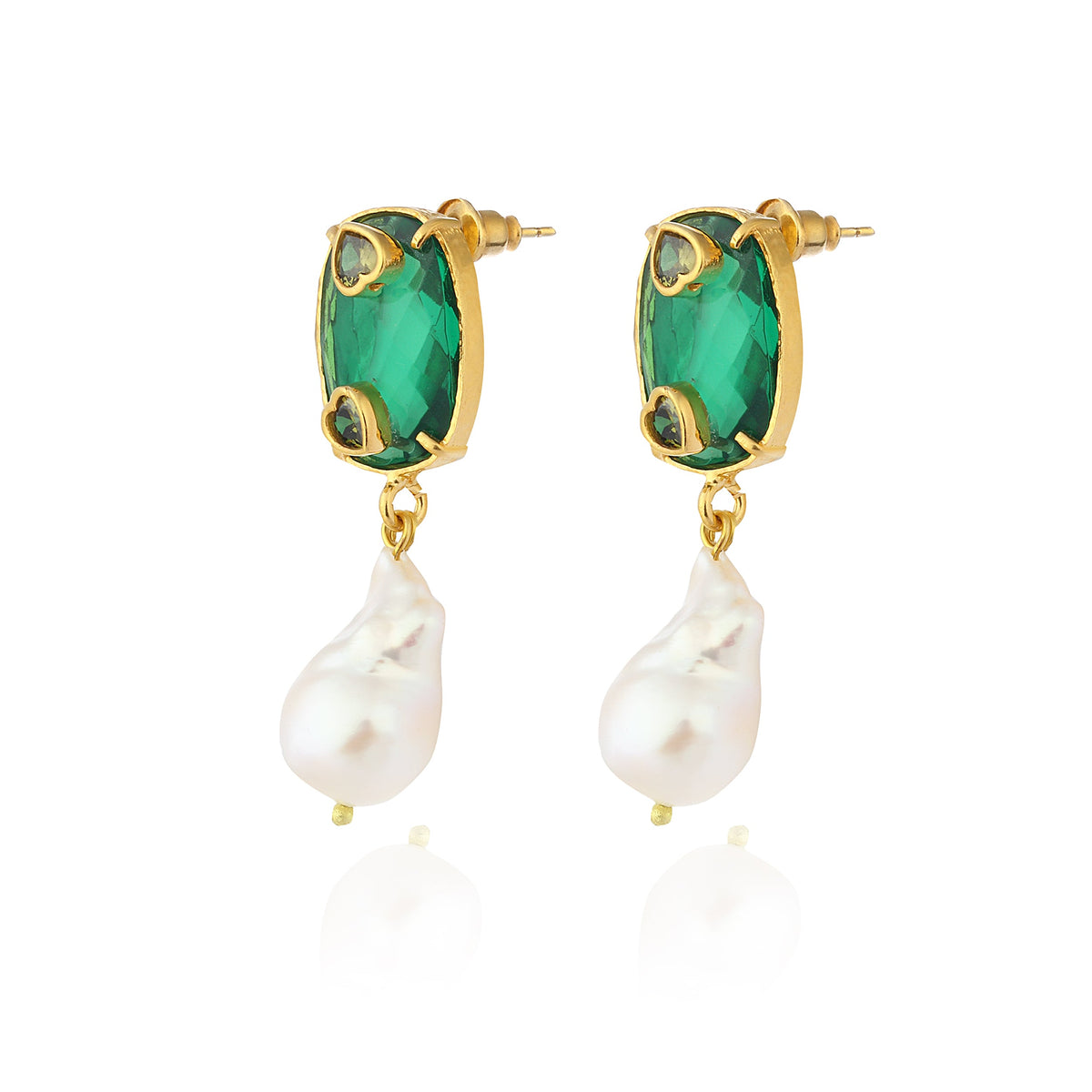Maison Soula-Antheia Earrings Green-Earrings-3-roqelvaxirum.shop