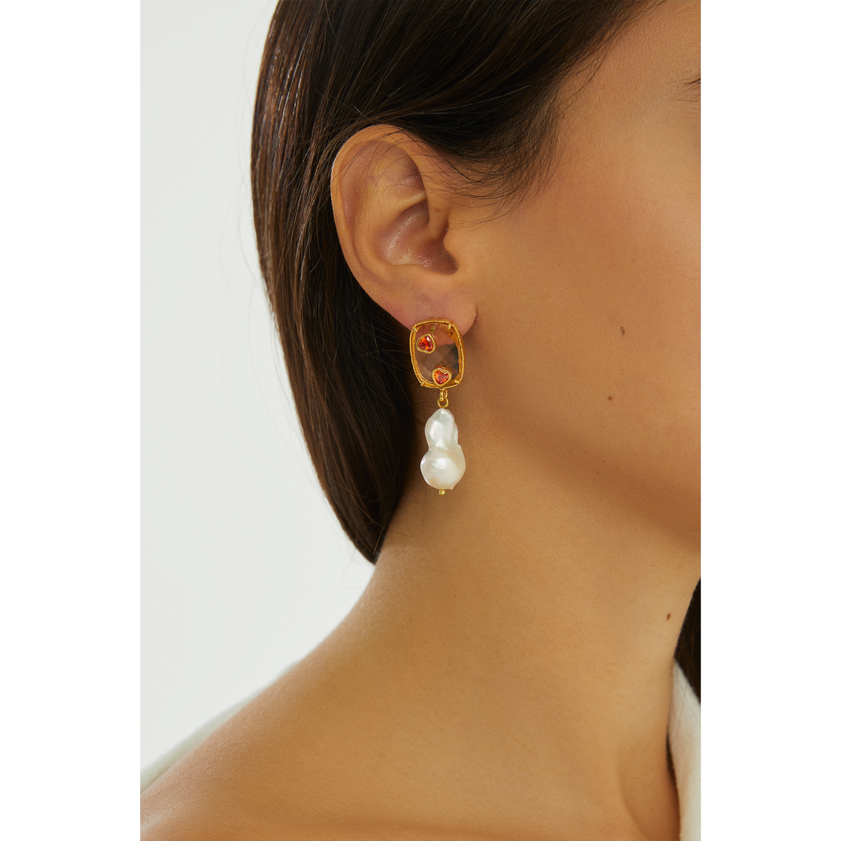 Maison Soula-Antheia Earrings Orange-2-roqelvaxirum.shop