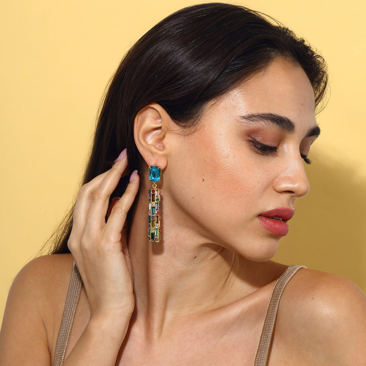 Maison Soula-Cher Drop Earrings Deep Blue-Earrings-5-roqelvaxirum.shop