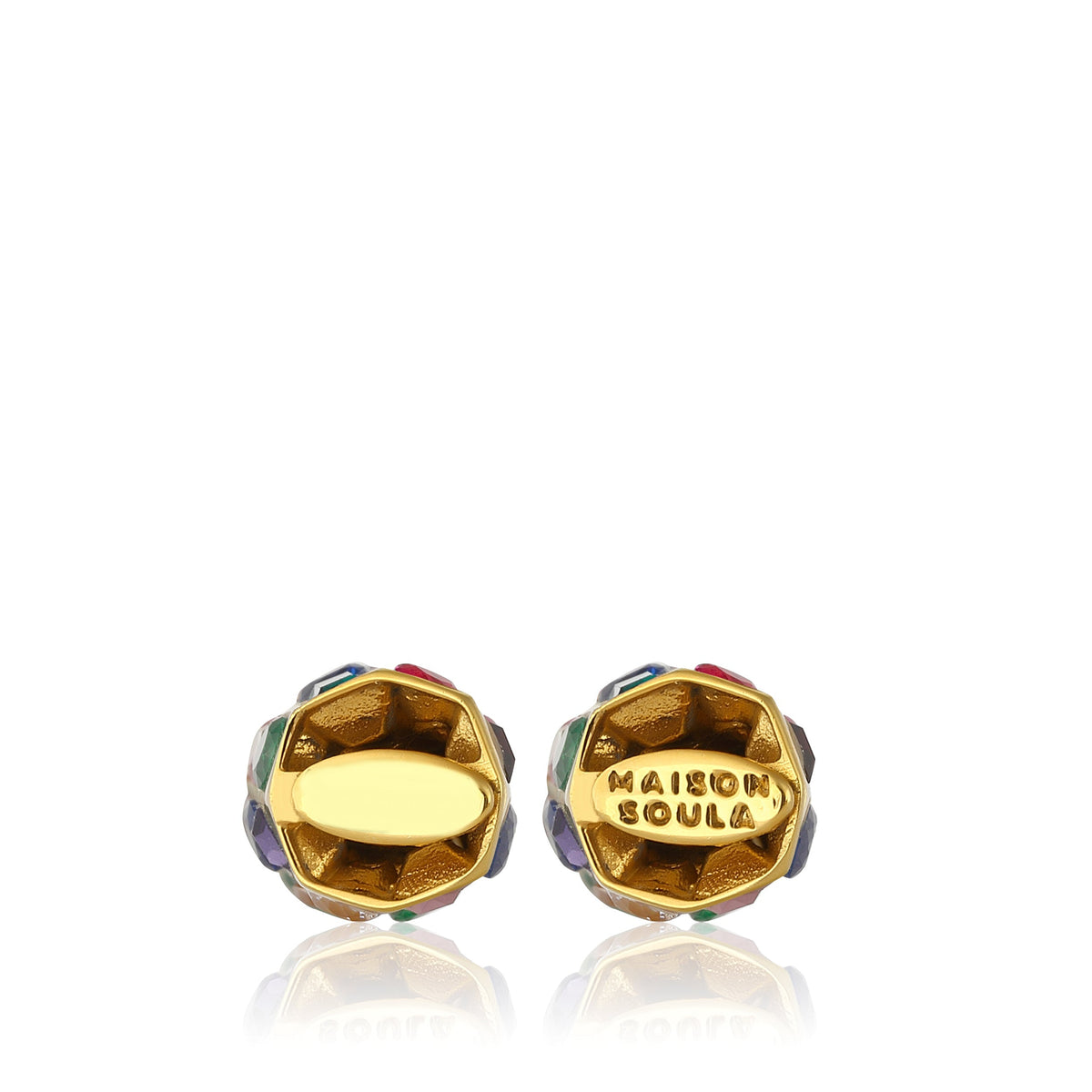 Maison Soula-Cher Drop Earrings Emerald Red-Earrings-6-roqelvaxirum.shop