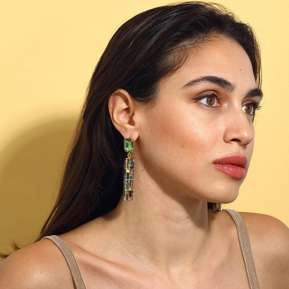 Maison Soula-Cher Drop Earrings Light Green-Earrings-2-roqelvaxirum.shop