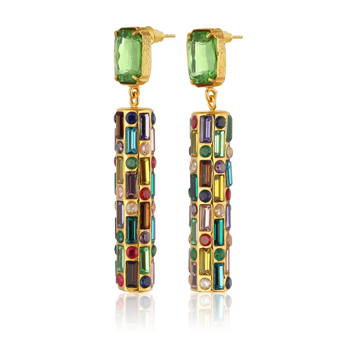 Maison Soula-Cher Drop Earrings Light Green-Earrings-4-roqelvaxirum.shop