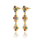 Maison Soula-Clover Trio Drop Earrings-Earrings-3-roqelvaxirum.shop