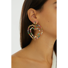 Maison Soula-Follow Your Heart Earrings Multicolor Vibrant Colors-Earrings-3-roqelvaxirum.shop
