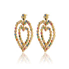 Maison Soula-Follow Your Heart Earrings Multicolor Vibrant Colors-Earrings-4-roqelvaxirum.shop