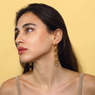 Maison Soula-Gaia Chain Drop Earrings Small Chains-Earrings-3-roqelvaxirum.shop