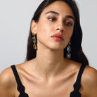 Maison Soula-Hedone Earrings Blue & Violet-4-roqelvaxirum.shop