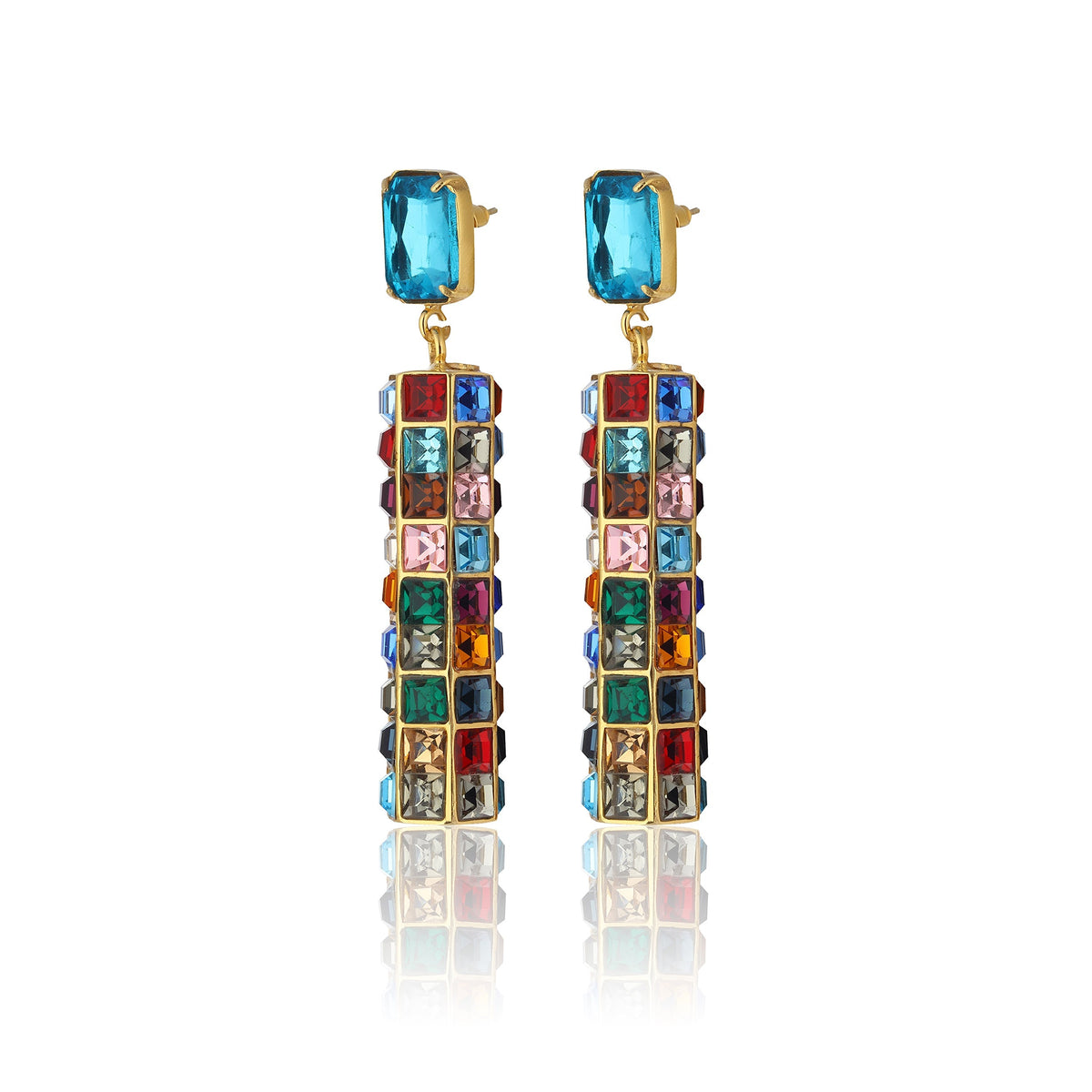 Maison Soula-Hypnos Drop Earrings Deep Blue-Earrings-3-roqelvaxirum.shop