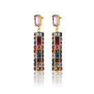 Maison Soula-Hypnos Drop Earrings Rose Pink-Earrings-3-roqelvaxirum.shop