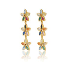 Maison Soula-Kalea Flower Trio Drop Earrings-Earrings-3-roqelvaxirum.shop