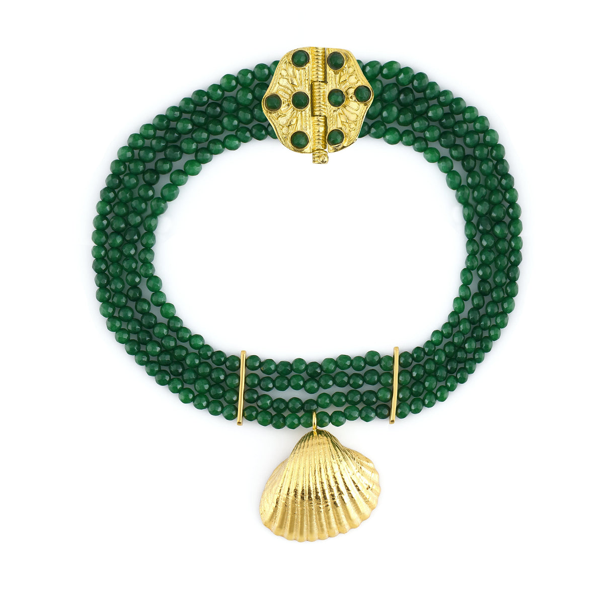 Maison Soula-Seashell Jasper Choker-Necklace-1-roqelvaxirum.shop