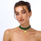 Maison Soula-Seashell Jasper Choker-Necklace-3-roqelvaxirum.shop